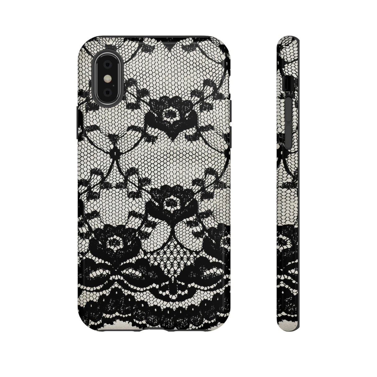 Lilrunge Gothic Flower - Protective Phone Case