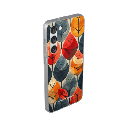 Autumn Leaf Design - Flexi Samsung S23 Phone Case