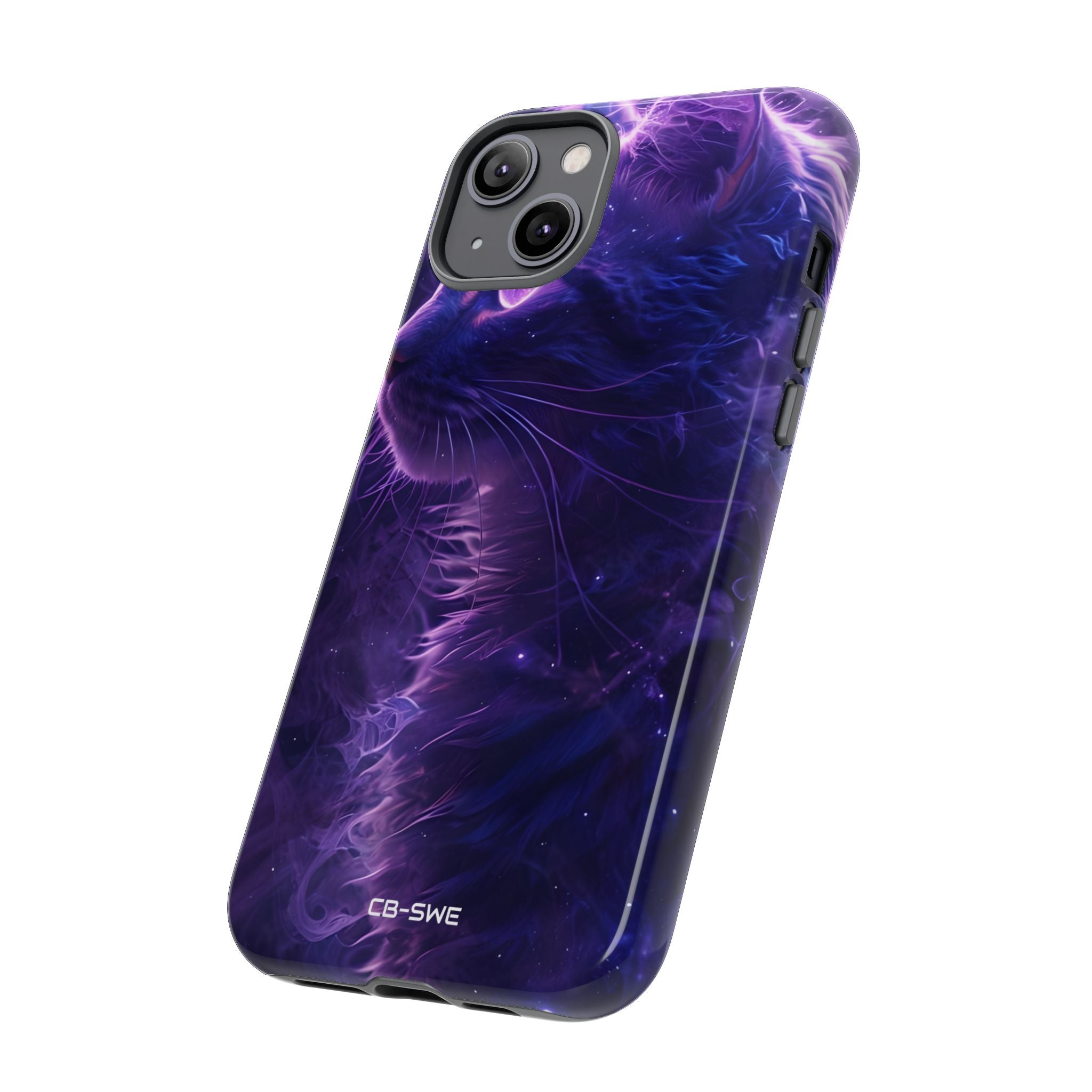 Mystical Starlit Cat - iPhone Case