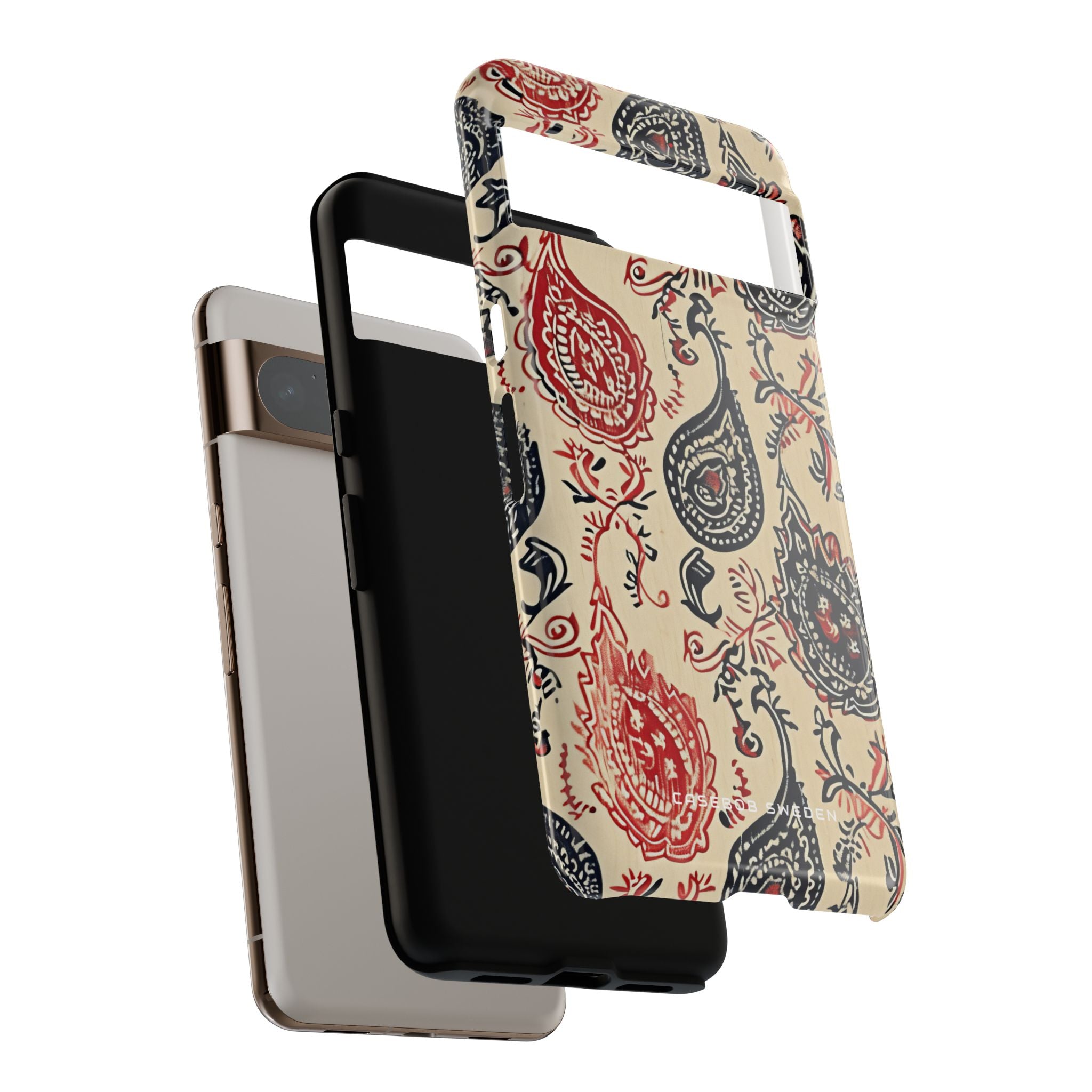 Vintage Paisley Elegance Google Pixel 8 - Tough Phone Case