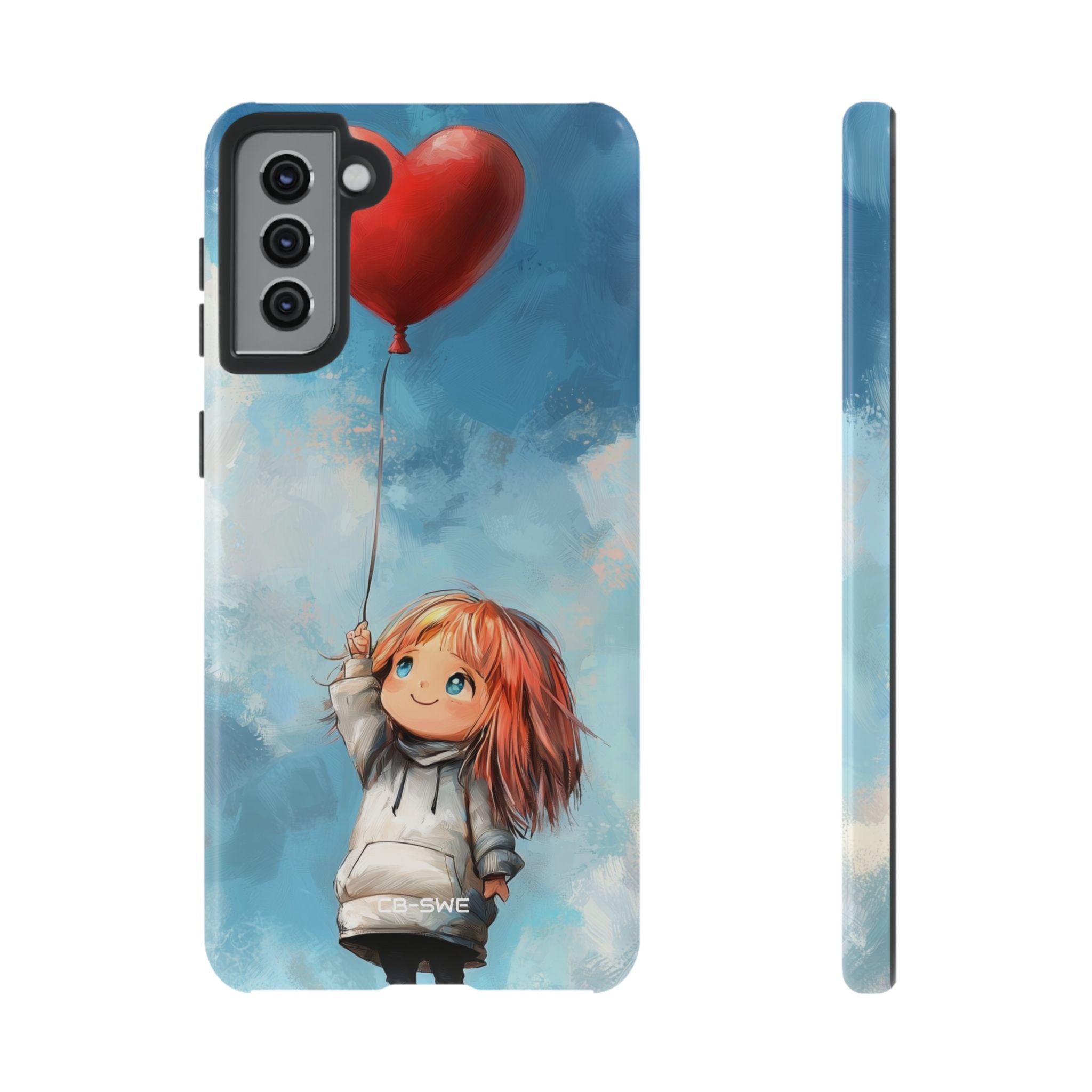 Joyful Girl Reaches - Samsung Case