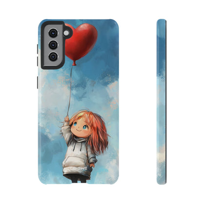 Joyful Girl Reaches - Samsung Case