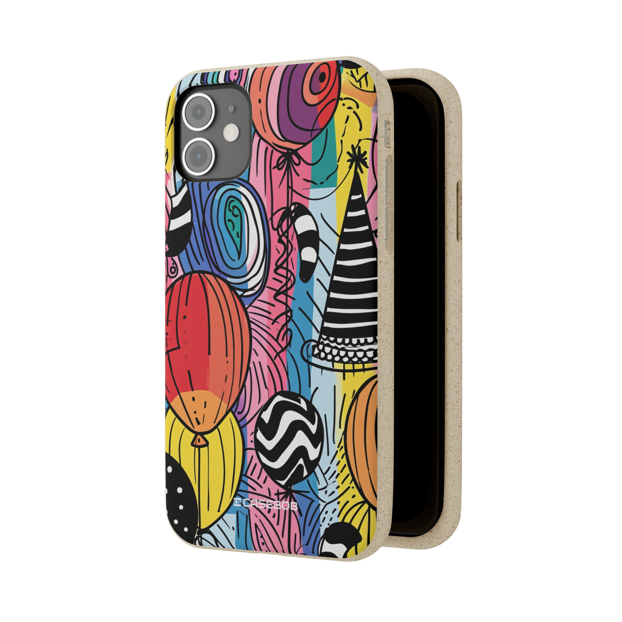 Vibrant Party Whimsy | Biodegradable Phone Case