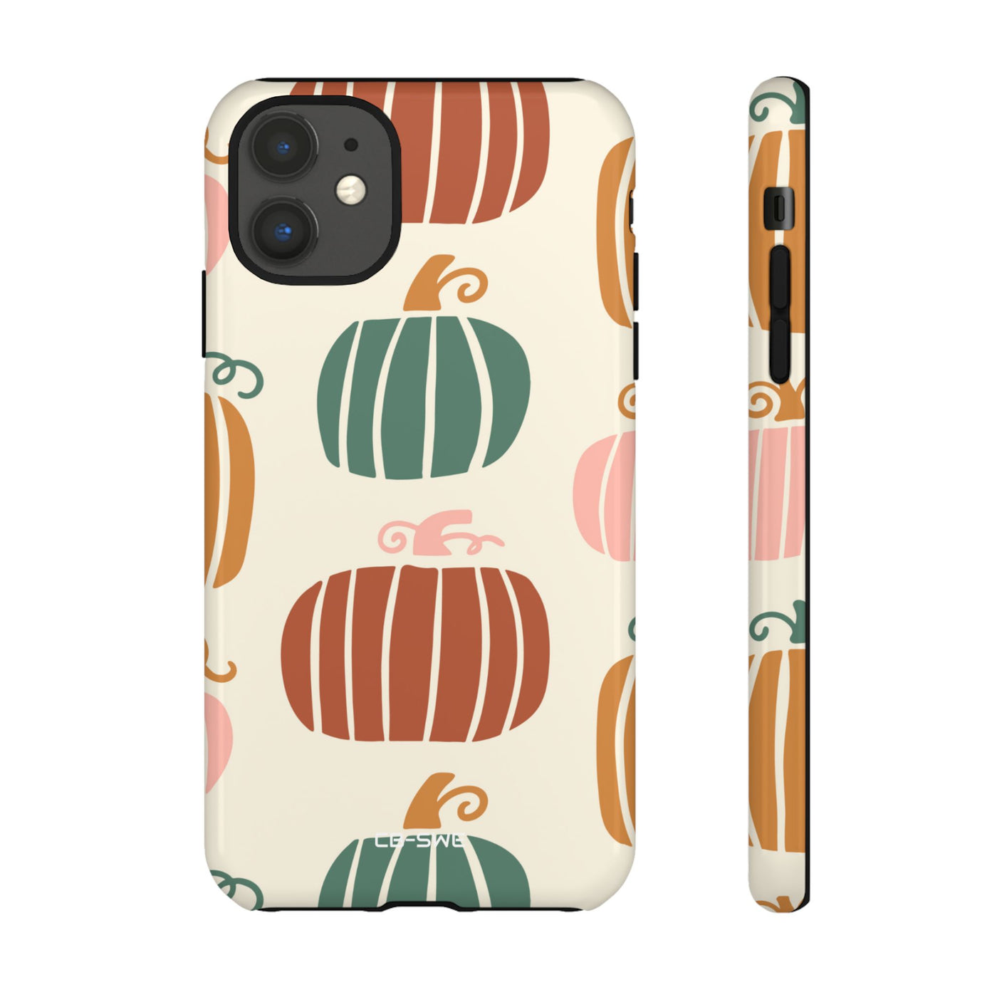 Whimsical Pumpkin Harmony - iPhone Case