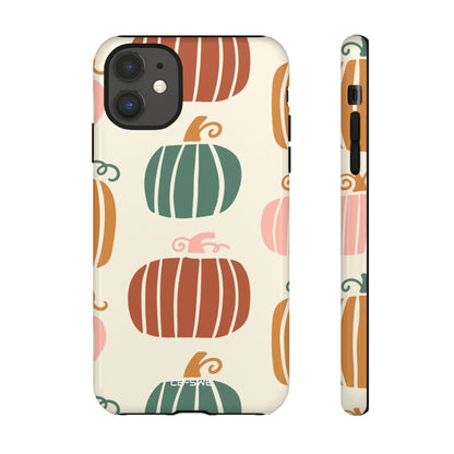 Whimsical Pumpkin Harmony - iPhone Case