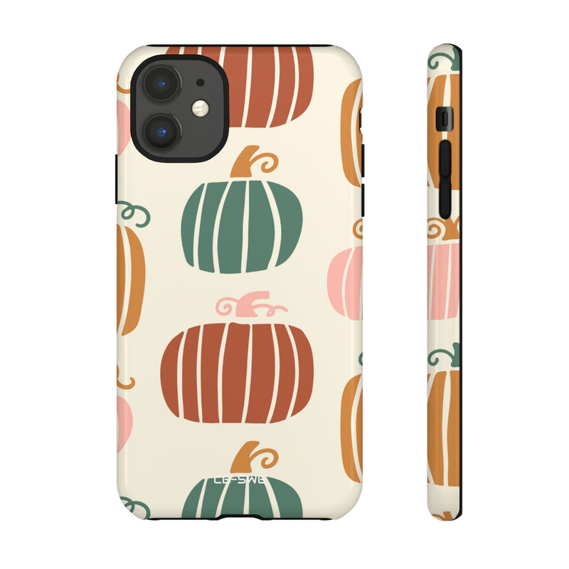 Whimsical Pumpkin Harmony - iPhone Case