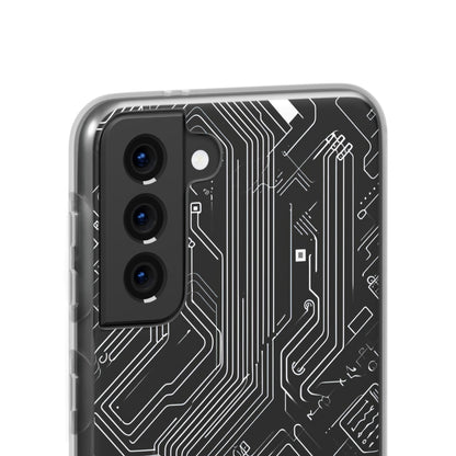 Cyber Circuitry Art | Flexible Phone Case for Samsung Galaxy