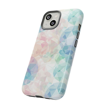 Geometric Intricacy: Pastel Precision - Protective Phone Case