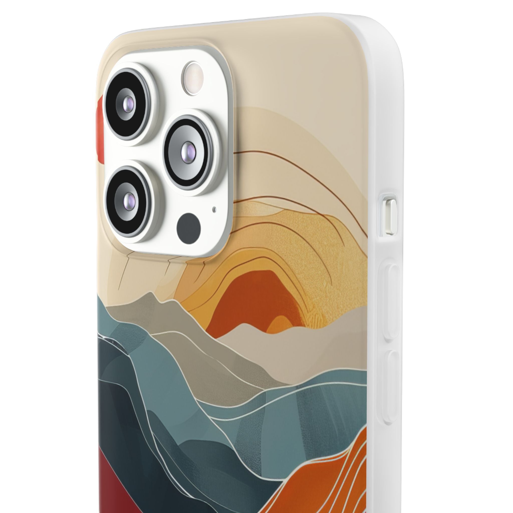 Sunset Waves | Flexible Phone Case for iPhone