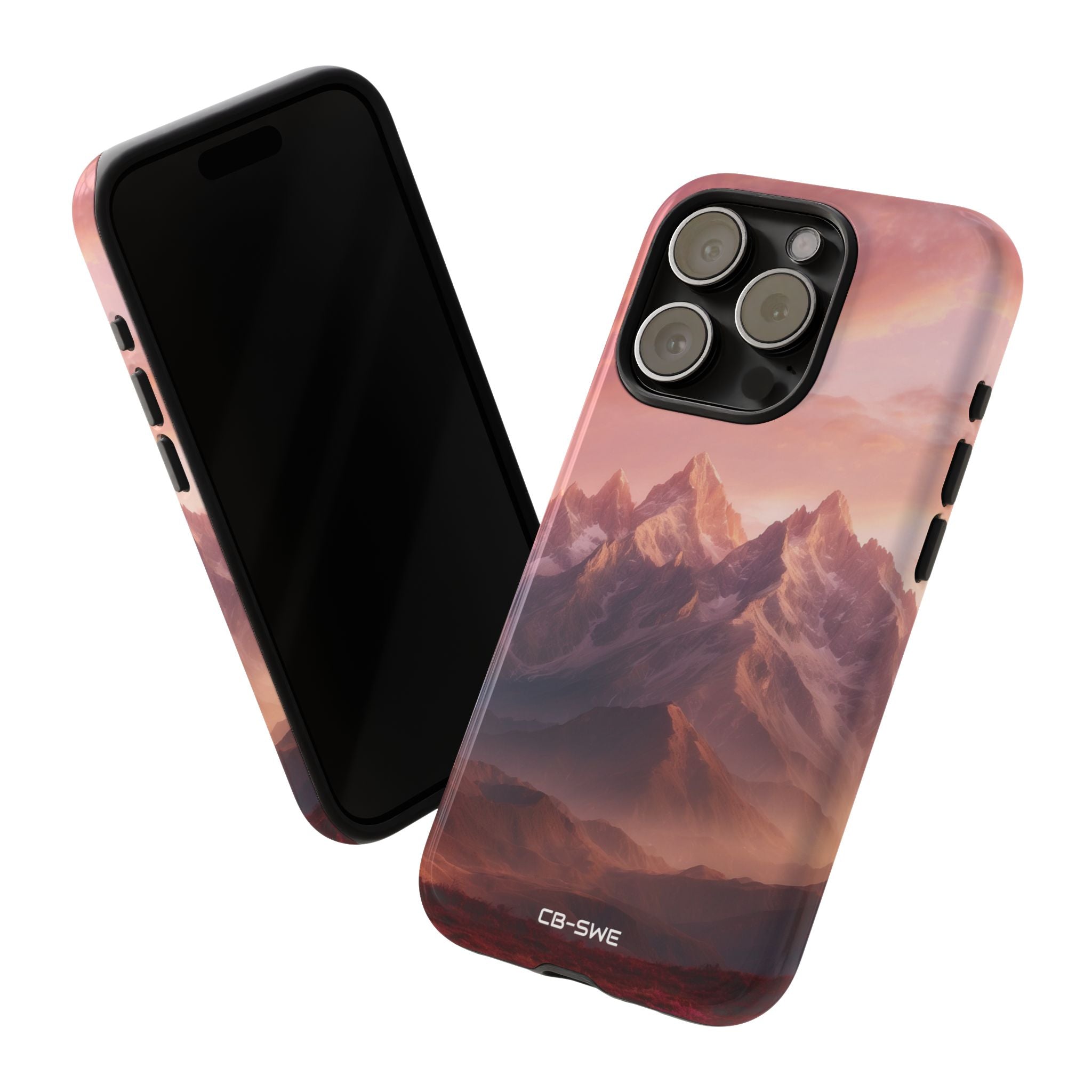 Vibrant Peaks Emerge - iPhone Case