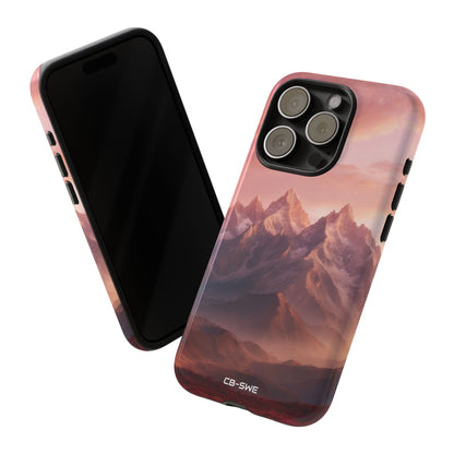 Vibrant Peaks Emerge - iPhone Case
