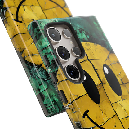 Cracked Smiley Samsung S24 Ultra Case - Tough