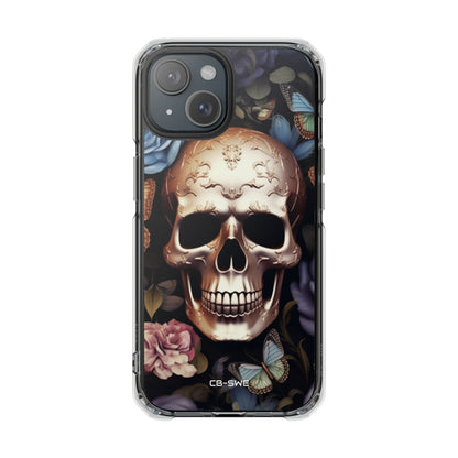 Skull Among Blossoms iPhone Case - Impact