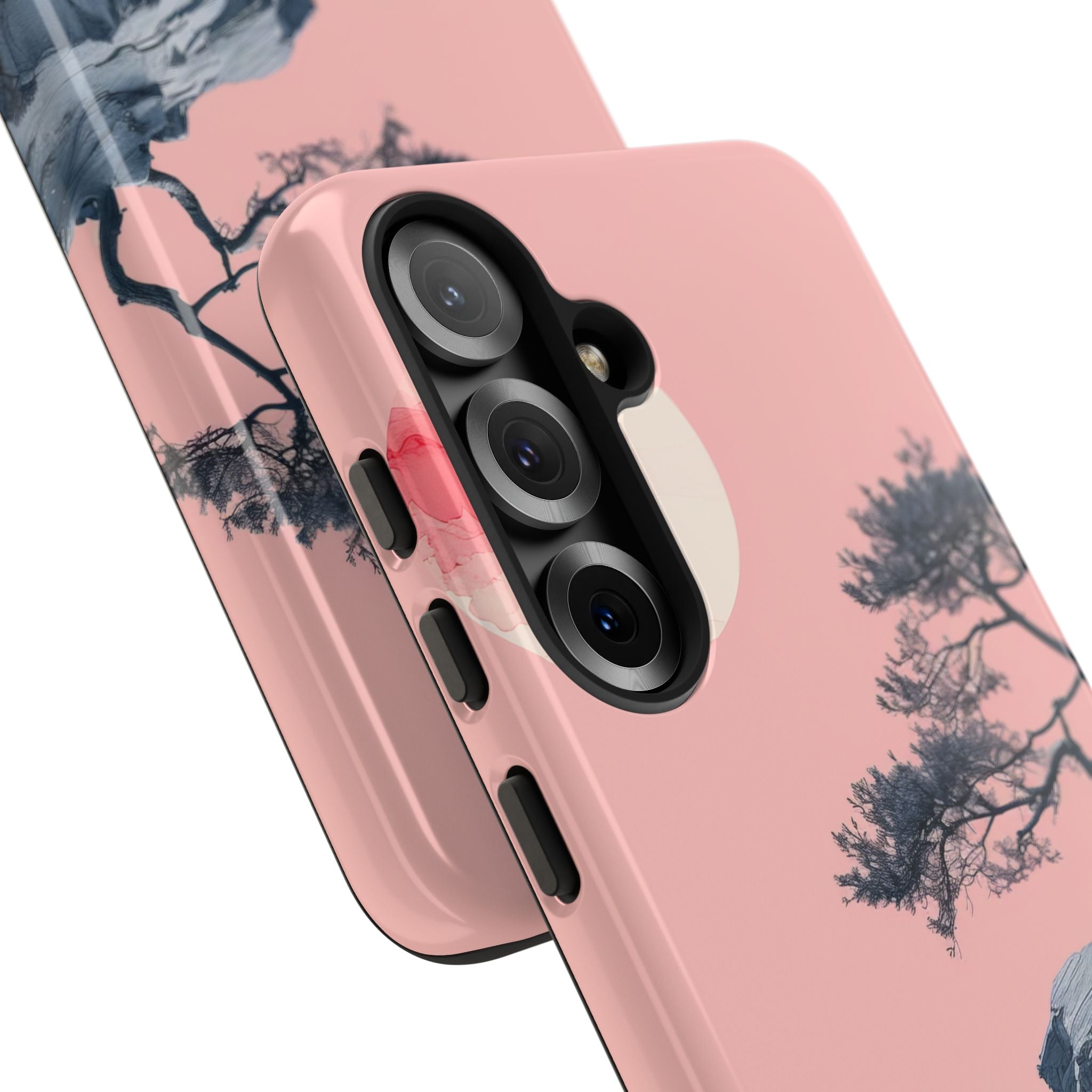 Crimson Moon Tree Samsung S25 Case - Tough