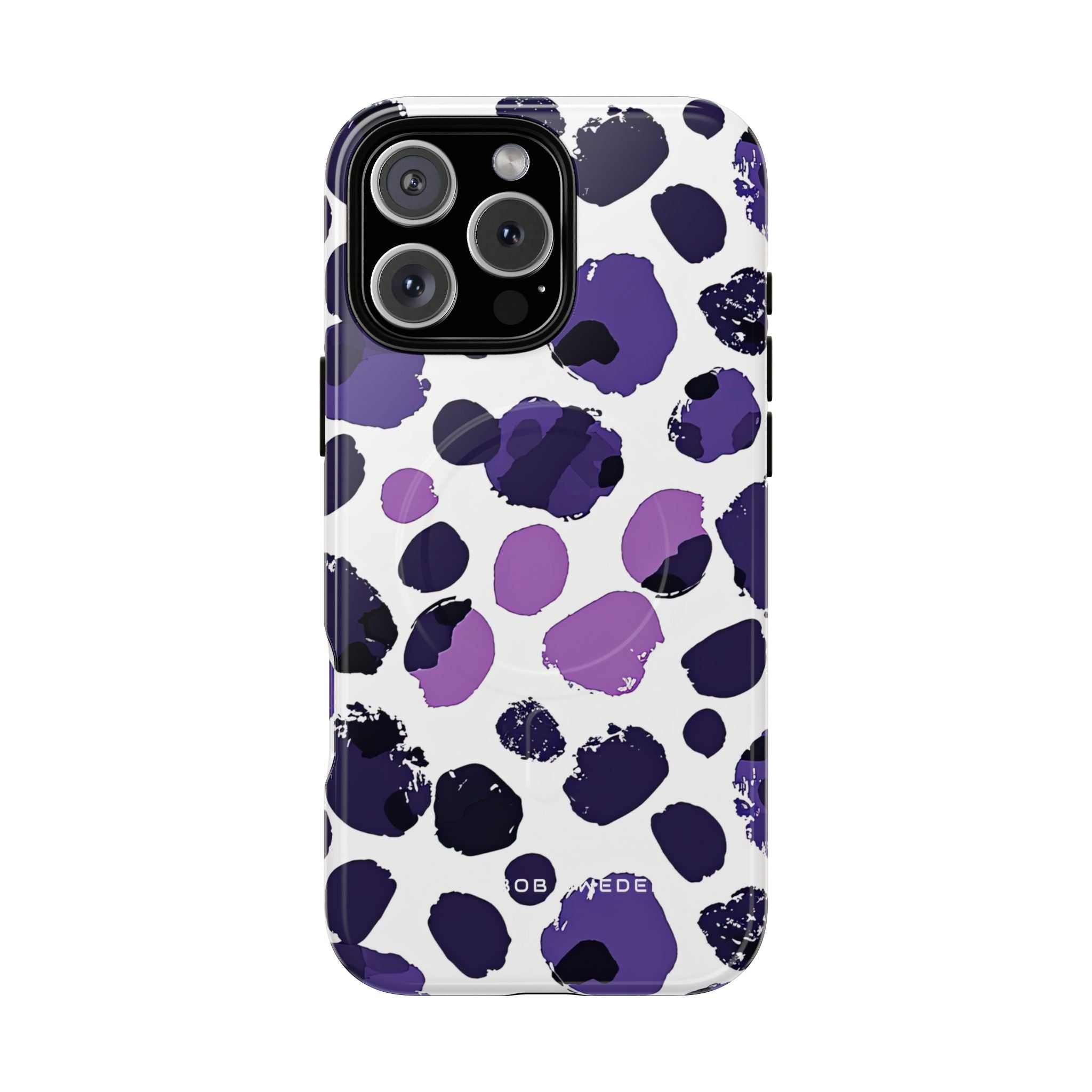 Purple Inkblots iPhone 16 | Tough+ Phone Case