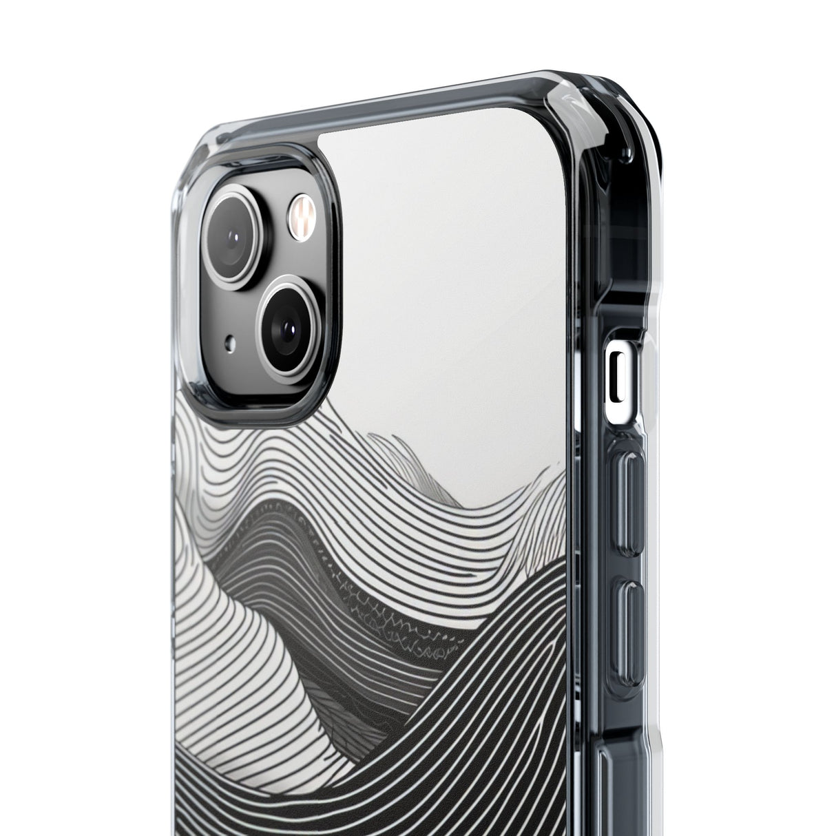 Optical Fluidity - Phone Case for iPhone (Clear Impact - Magnetic)