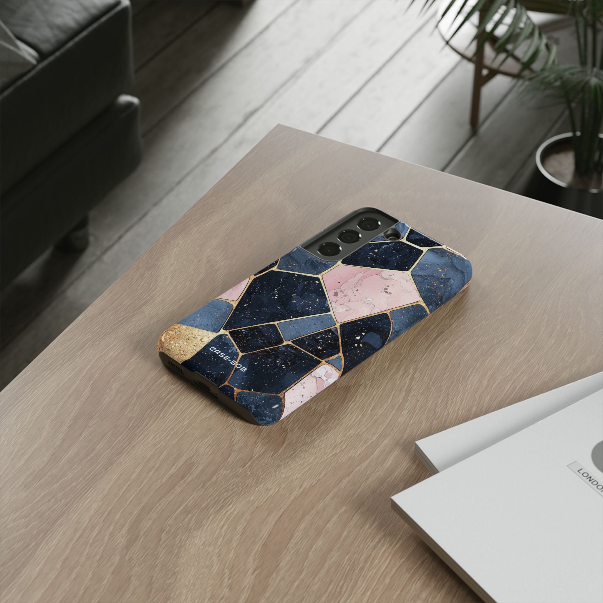 Golden Mosaic Samsung S22 Case - Tough