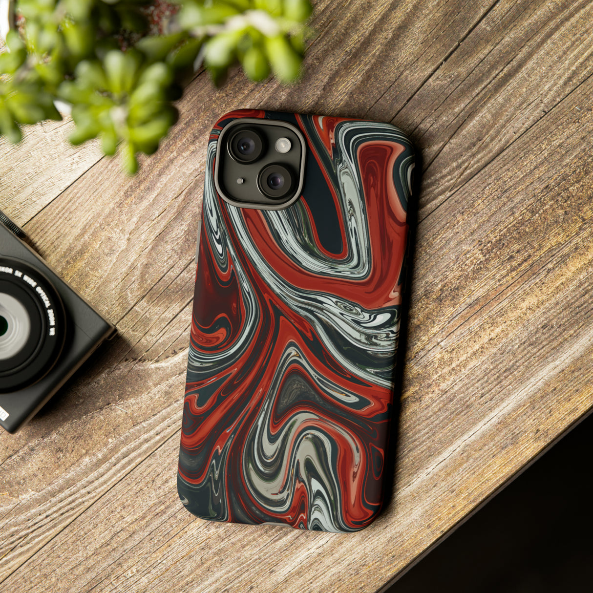 Red Liquid - Protective Phone Case