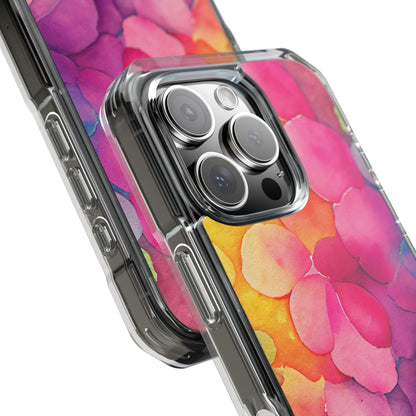 Vibrant Petal Fusion iPhone Case - Impact