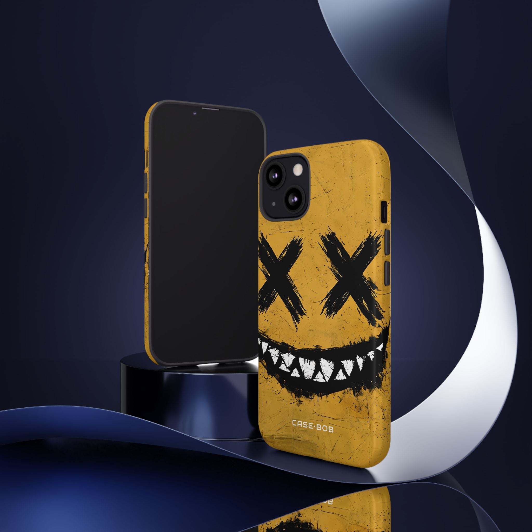 Jagged Smile Yellow iPhone 13 Case - Tough