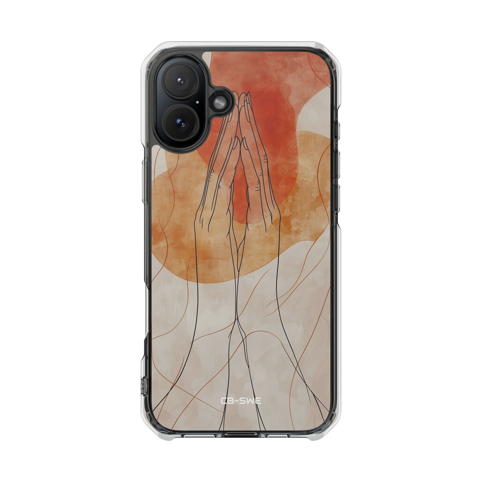 Hands Embrace Light iPhone Case - Impact