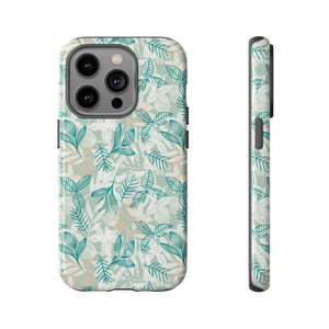 Light Green Leaf - Protective Phone Case