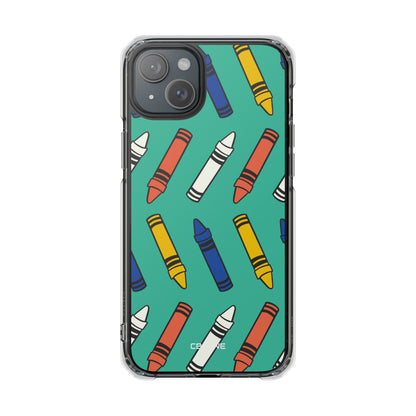 Crayons Dance Playfully iPhone Case - Impact