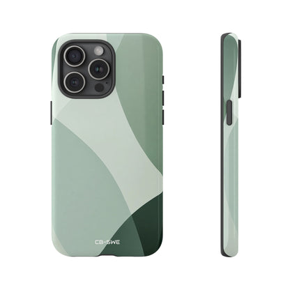 Flowing Green Harmony - iPhone Case