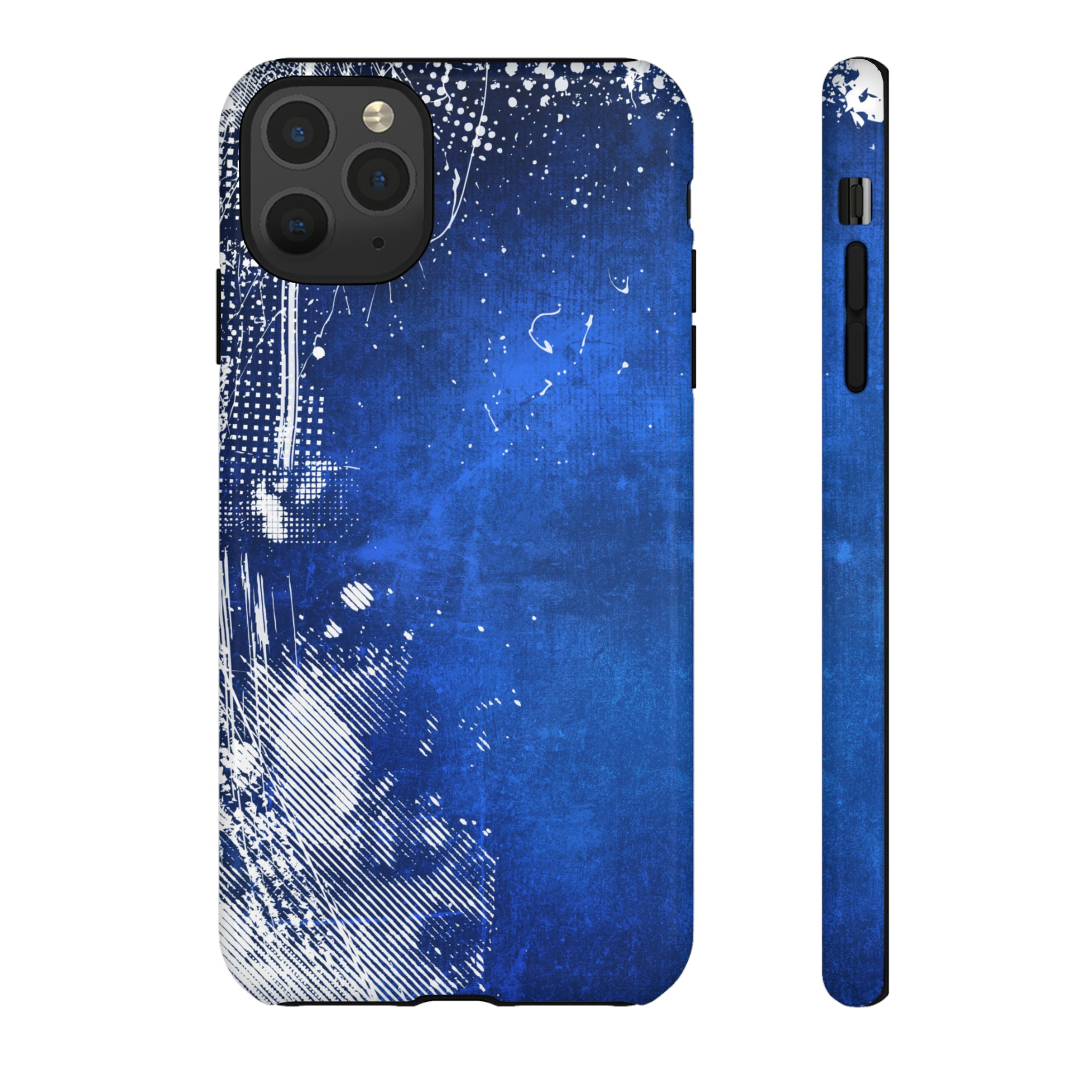 Grunge Blue - Protective Phone Case