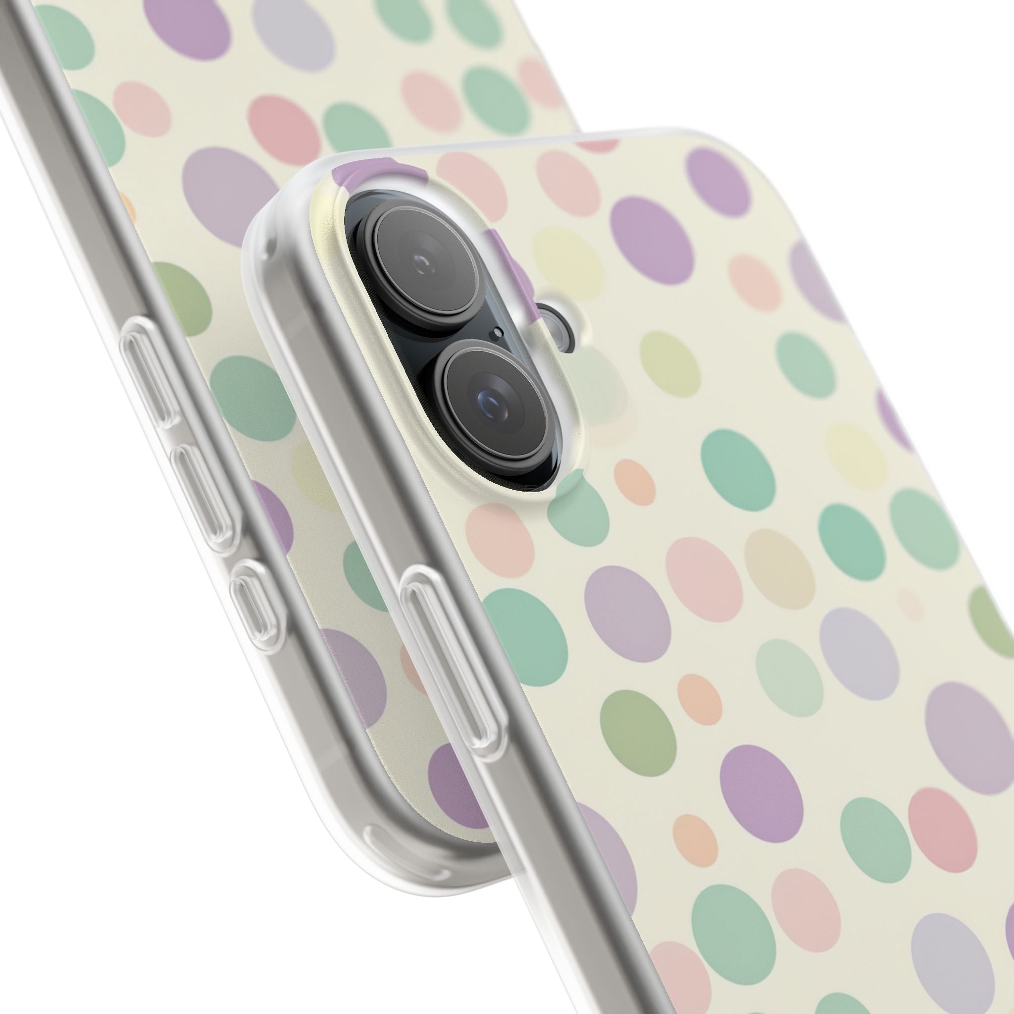 Playful Pastel Polka Dots - Flexi iPhone 16 Phone Case