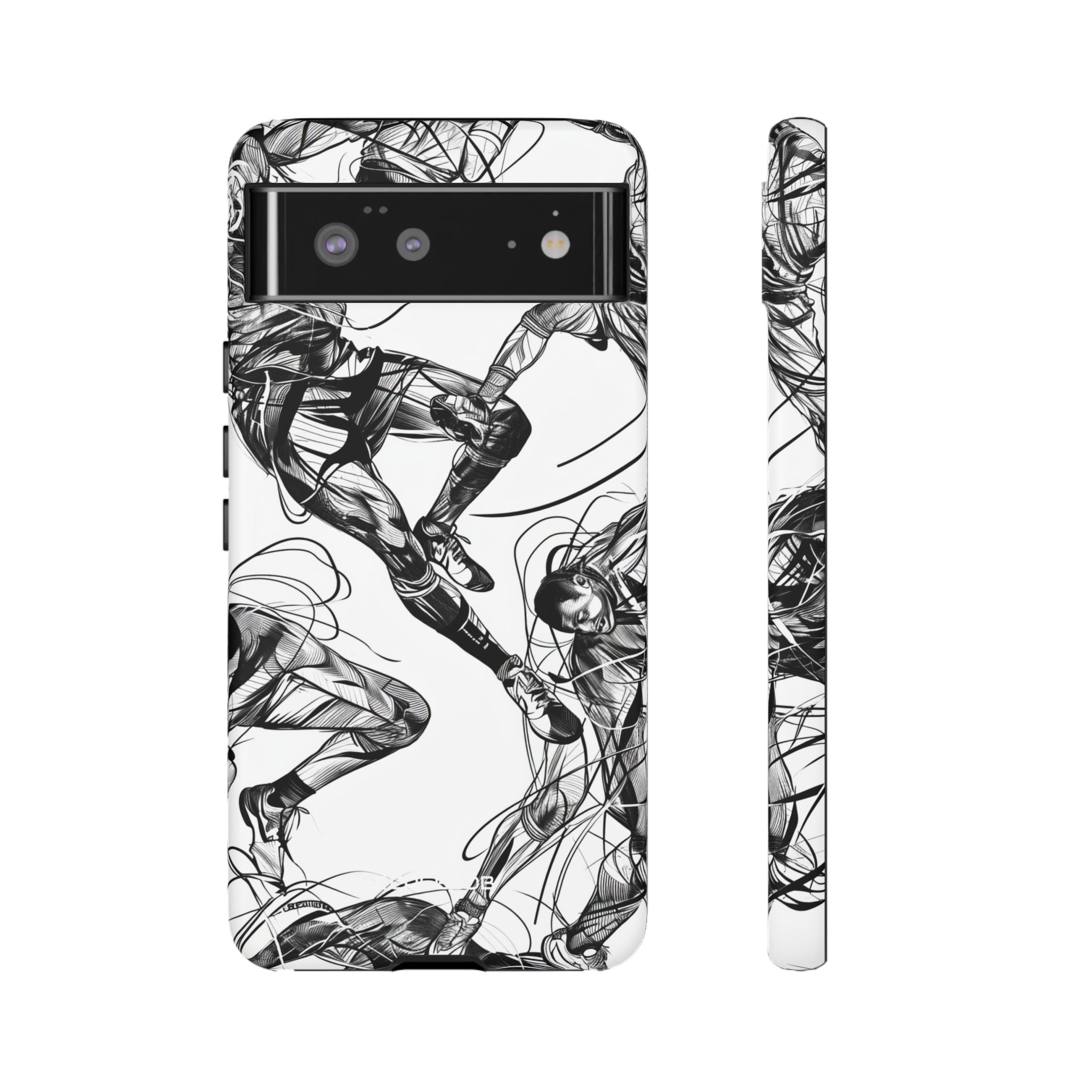 Dynamic Athletic Surrealism - Phone Case for Google Pixel