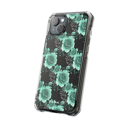 Turquoise Rose Symphony iPhone Case - Impact