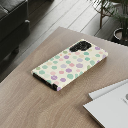 Playful Pastel Polka Dots - Tough Samsung S22 Phone Case