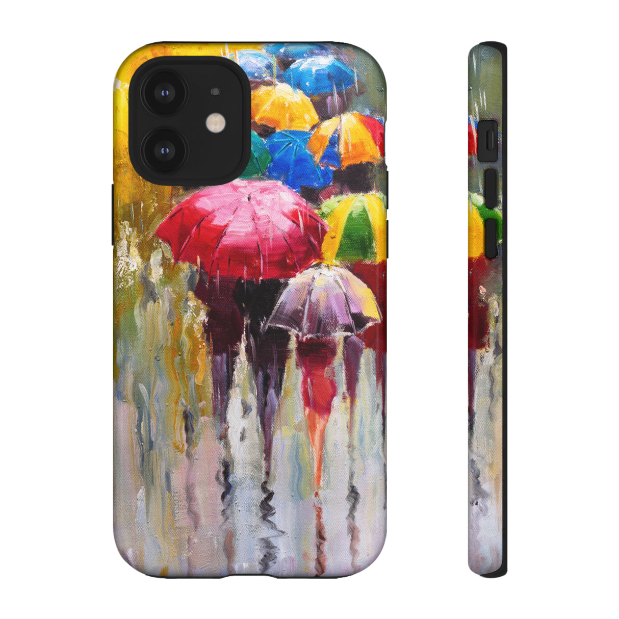 Oil Painting - Rainy Day - Protective Phone Case