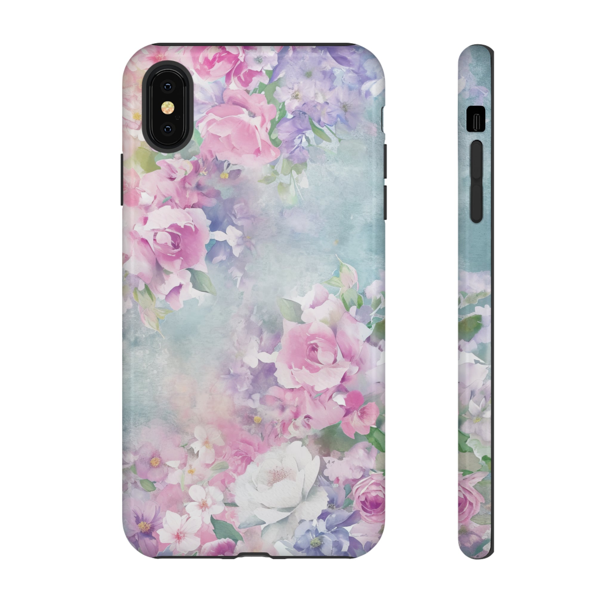 Floral Pastel Whisper - Protective Phone Case