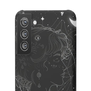 Mystic Starlit Serenity | Slim Phone Case for Samsung