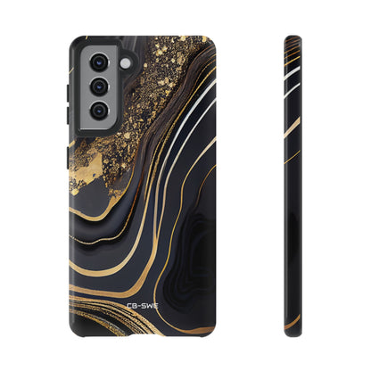 Elegant Gold Streams - Samsung Case