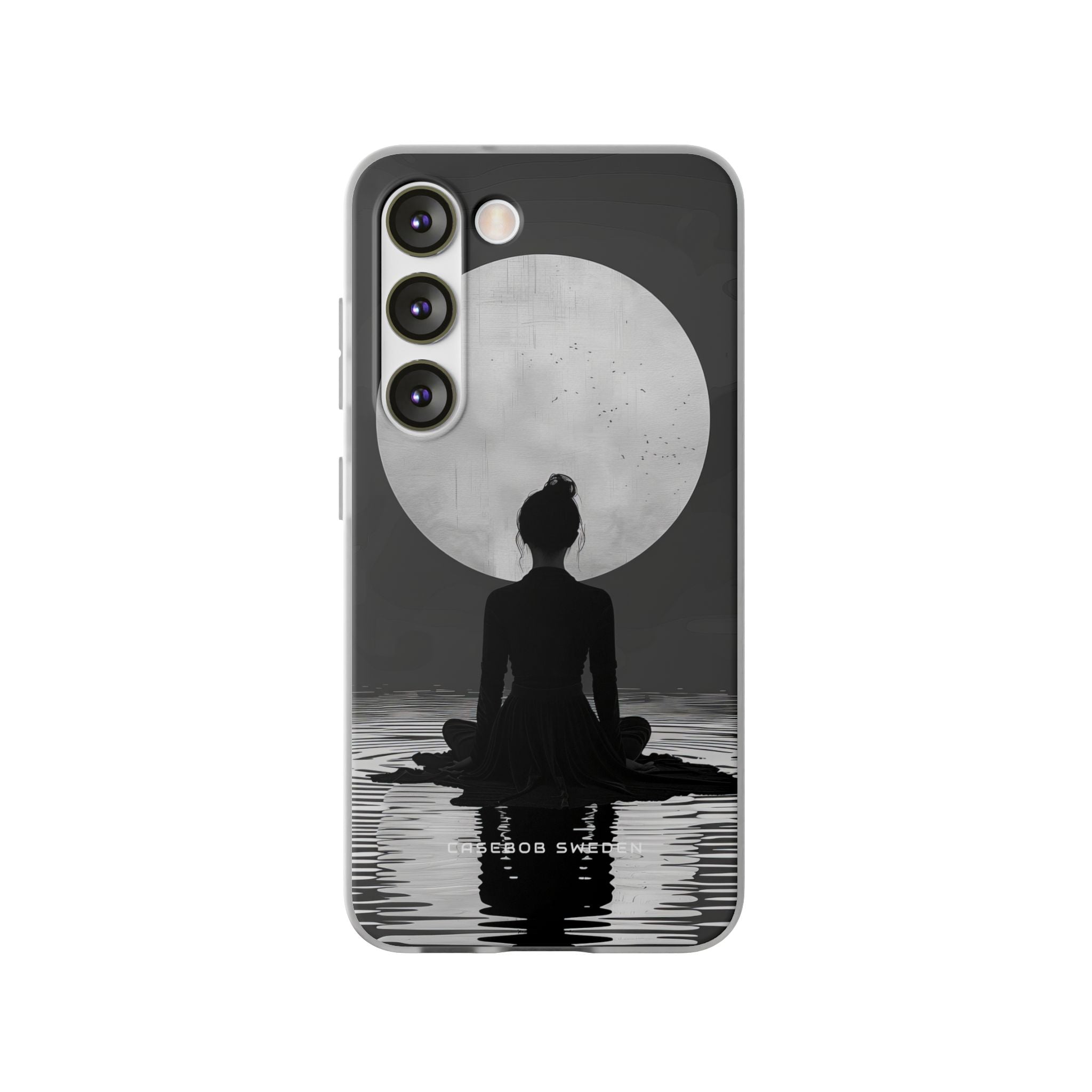 Zen Serenity Moon Reflection Samsung S23 - Flexi Phone Case