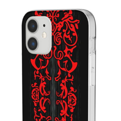 Gothic Crimson Symmetry iPhone 12 - Flexi-Telefonhülle