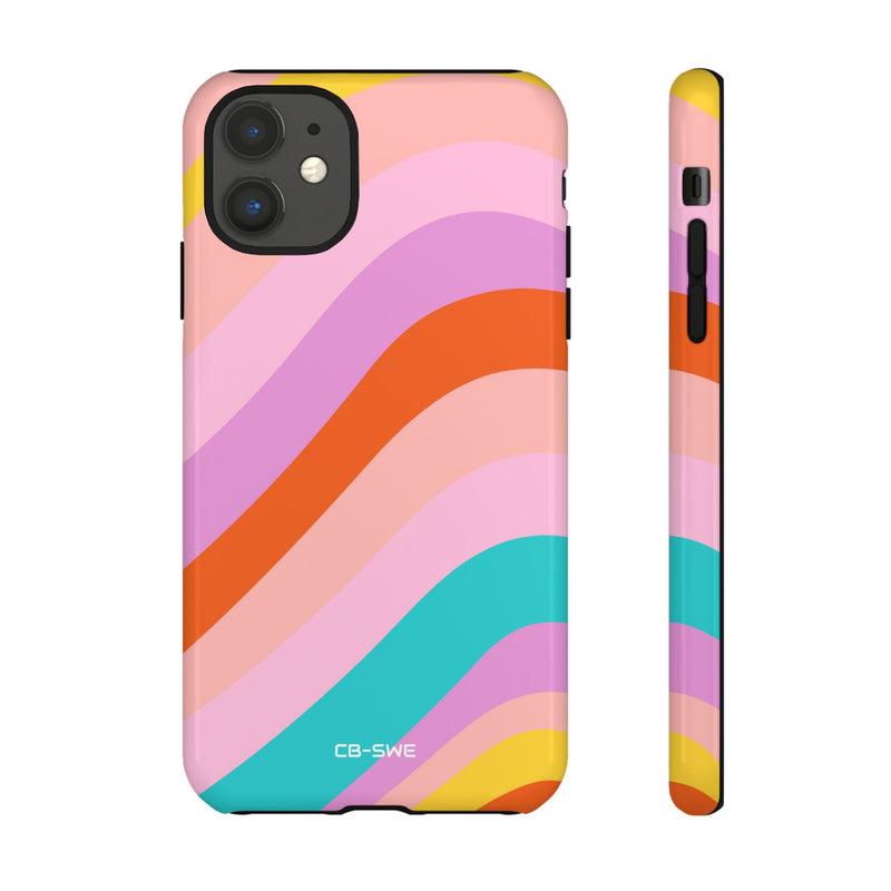 Fluid Color Waves - iPhone Case