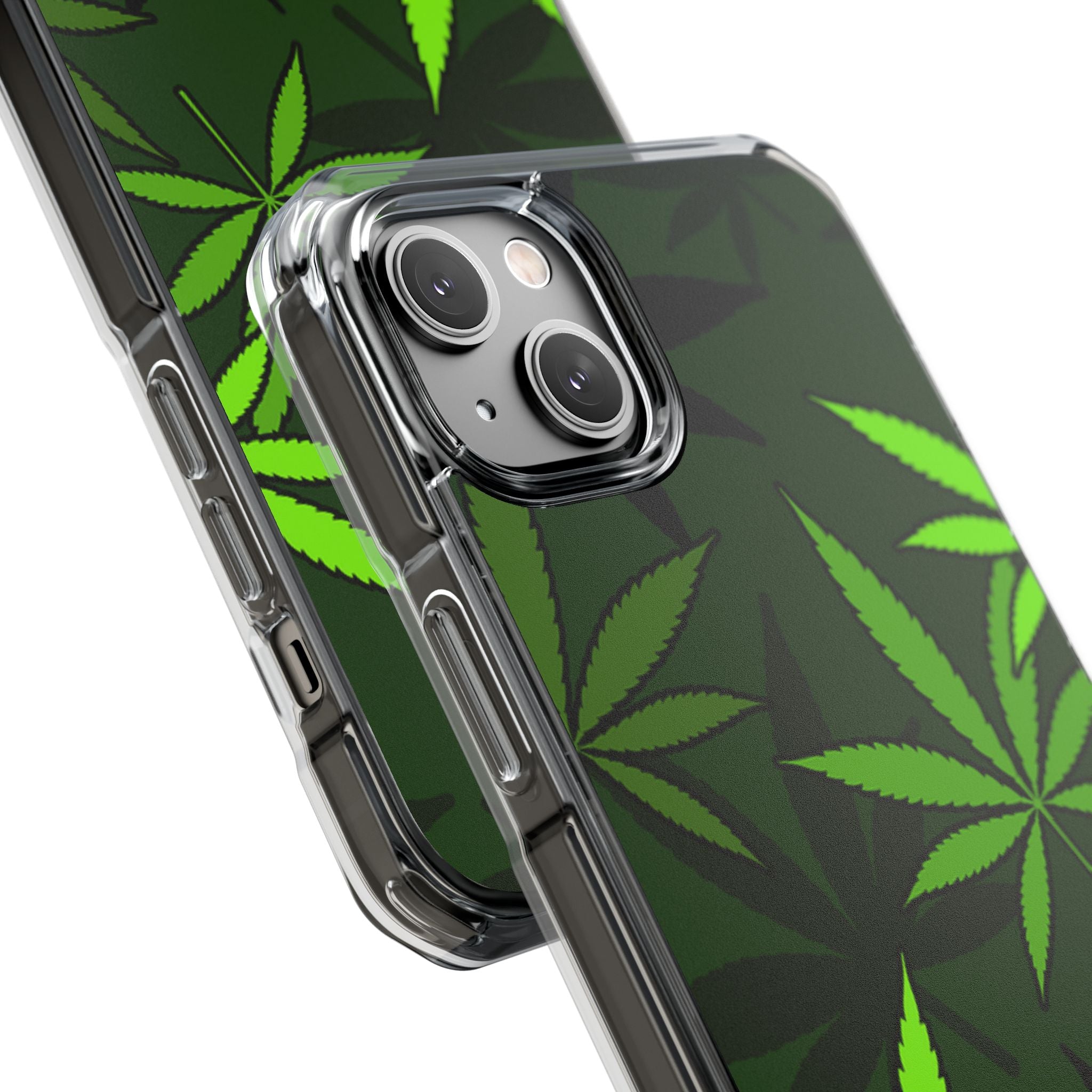 Green Leaf Symmetry iPhone Case - Impact