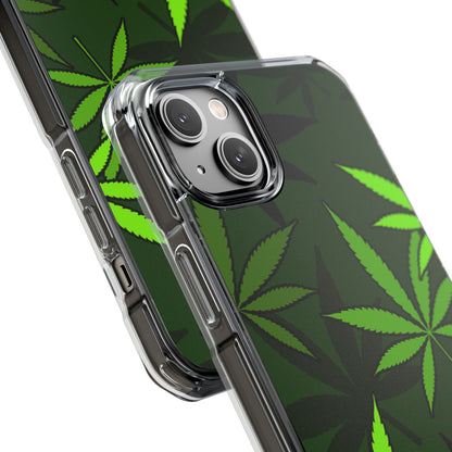 Green Leaf Symmetry iPhone Case - Impact