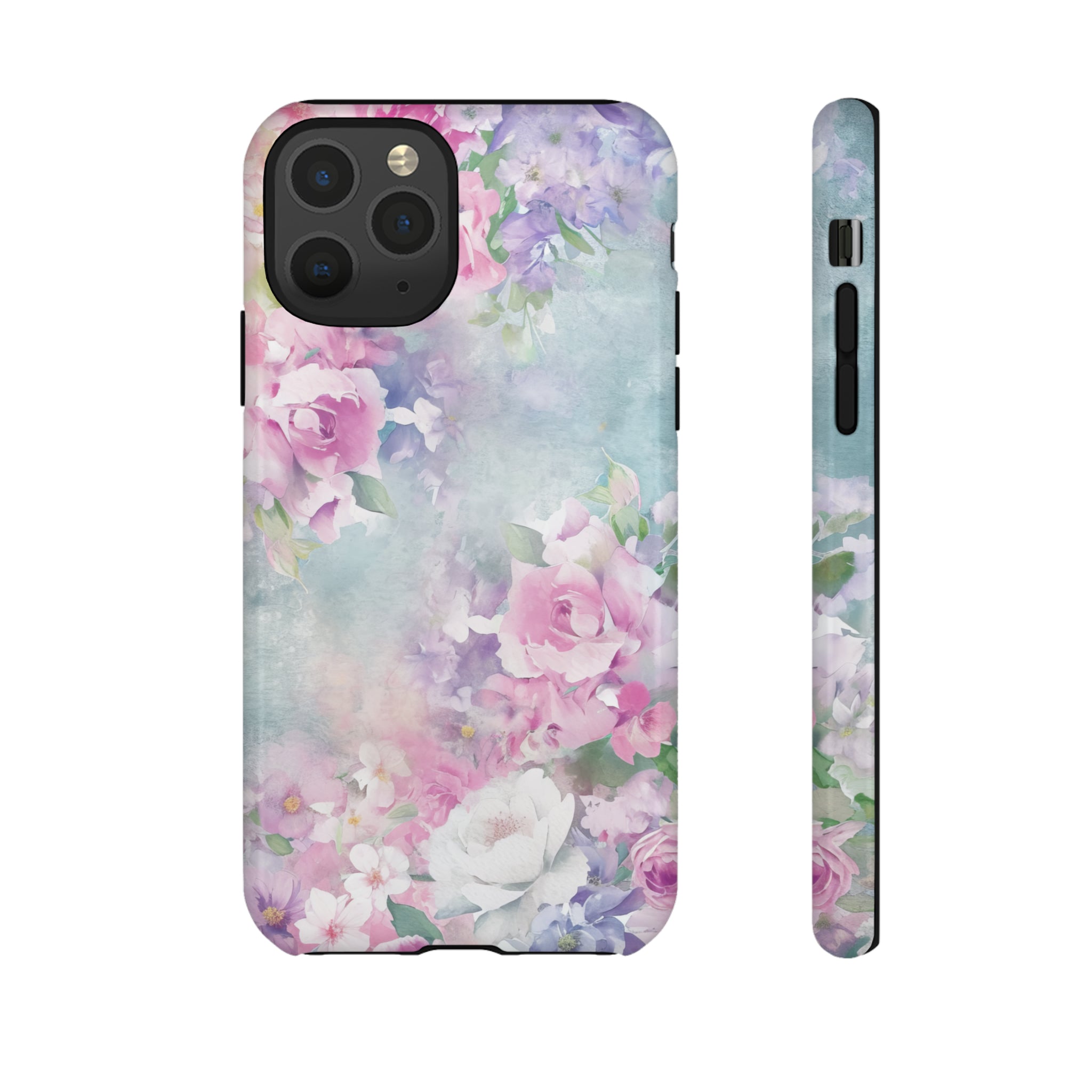 Floral Pastel Whisper - Protective Phone Case