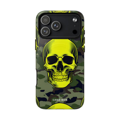Neon Skull Camo iPhone 17 Pro Max Case - Tough+