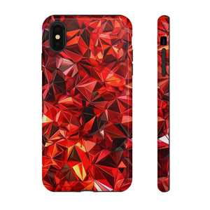 Geometric Red Fusion - Schutzhülle fürs Handy