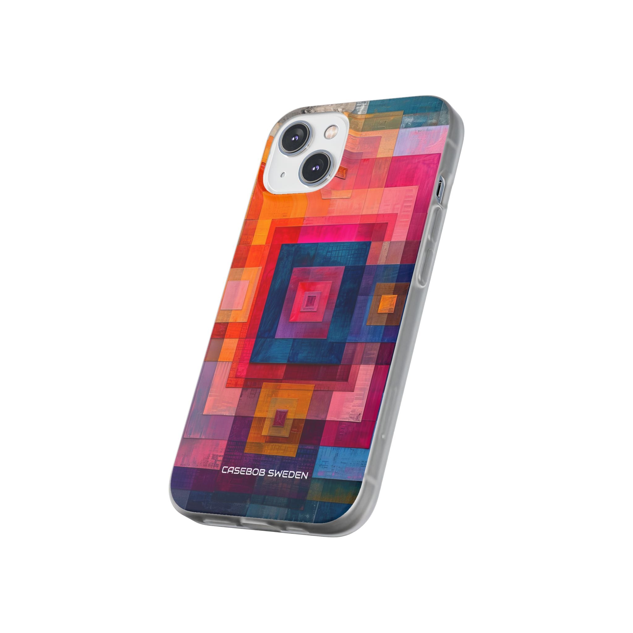 Vibrant Geometry - Flexi iPhone 14 Phone Case