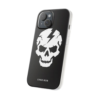 Lightning Skull iPhone 15 Case - Soft