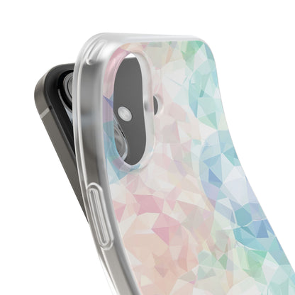 Pastel Geometry Background - Flexi iPhone 16 Phone Case