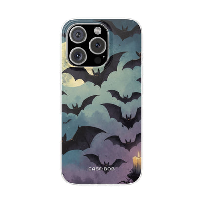 Glowing Bat Swarm iPhone 16 Pro Case - Soft