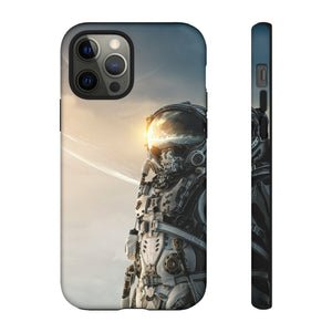 Astronaut on unexplored planet - Protective Phone Case